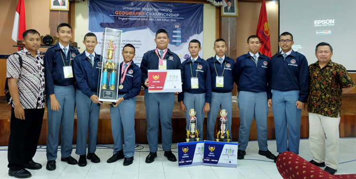 FIS Selenggarakan Geography Championship V, SMA Taruna Nusantara  Juara Umum