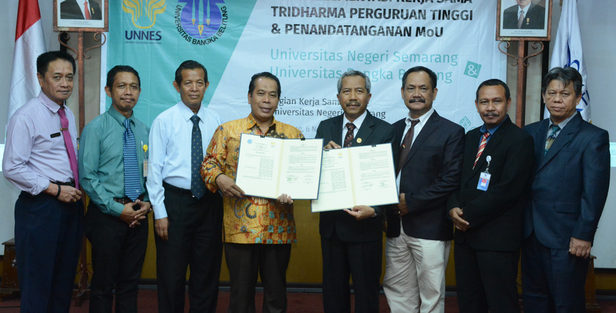 UNNES dan Universitas Bangka Belitung Perkuat Kerja Sama