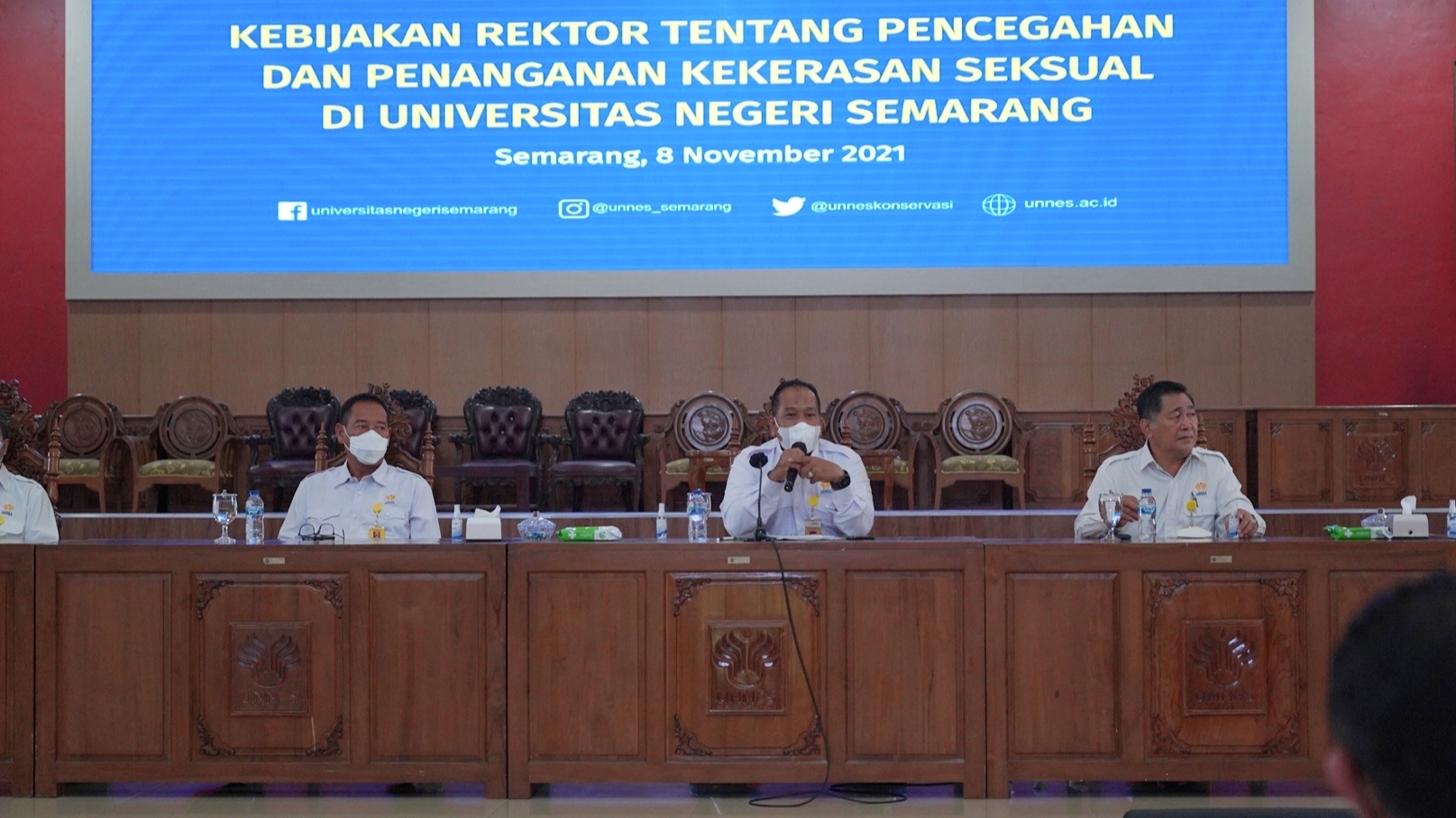 Rektor UNNES Respon Cepat Permendikbud Ristek Nomer 30 Tahun 2021 Tentang Pencegahan dan Penanganan Kekerasan Seksual