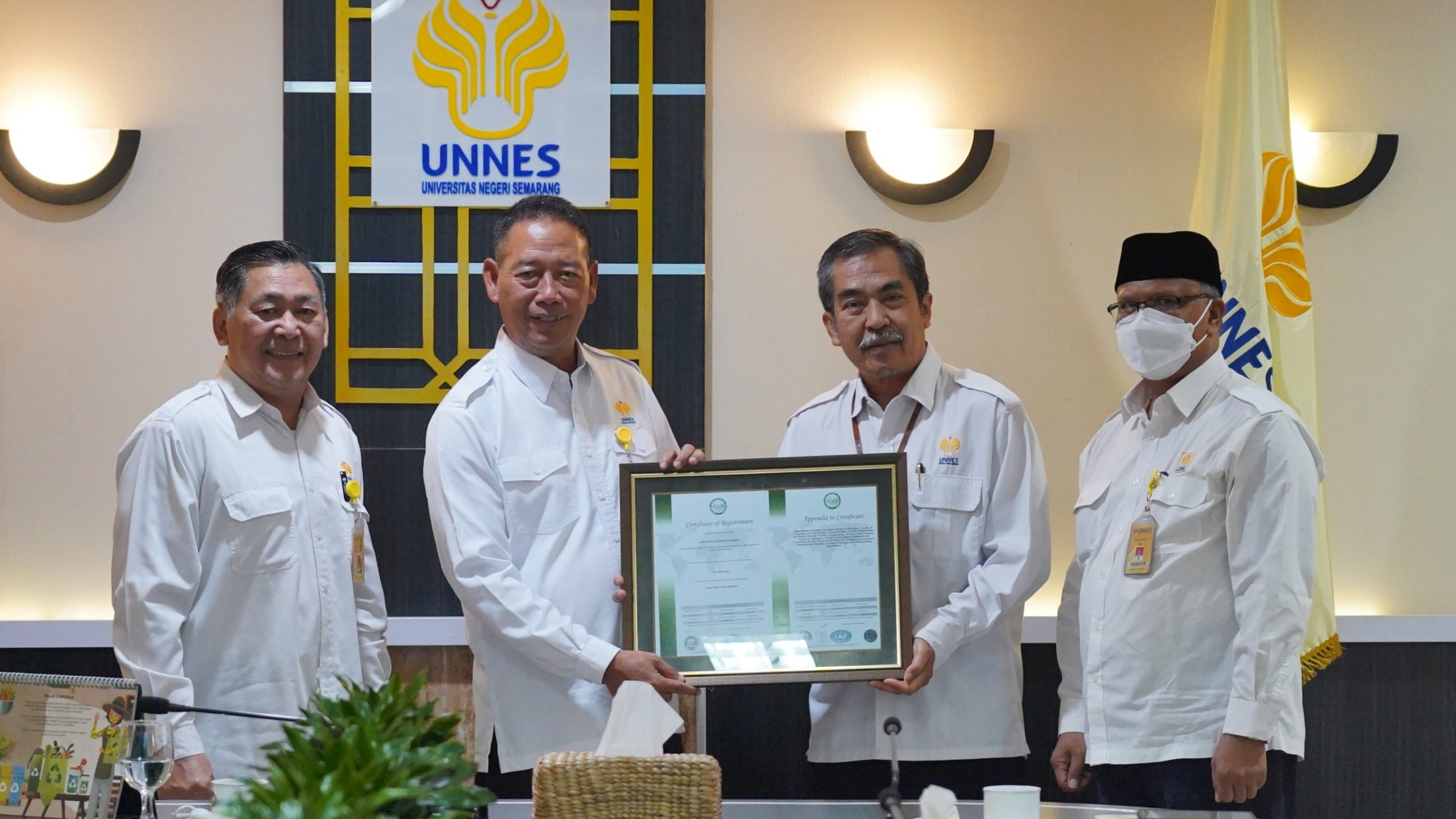 UNNES Berhasil Raih Sertifikat ISO 9001:2015 dari United Registrar of Systems