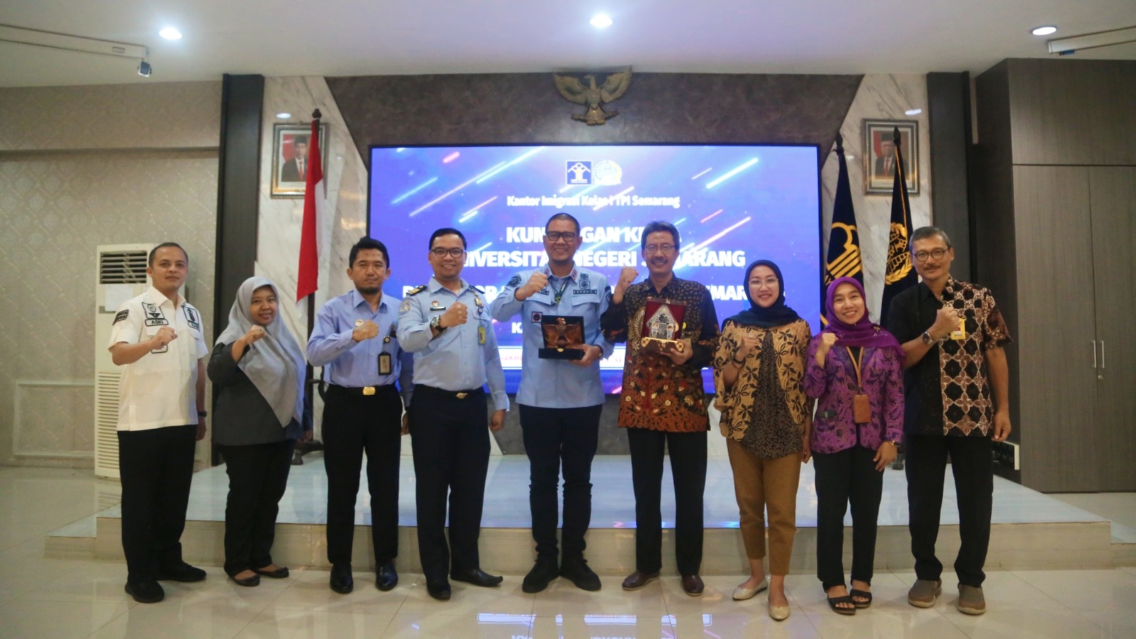 Perkuat Program MBKM, UNNES Kunjungi Kantor Imigrasi Kelas I TPI Semarang