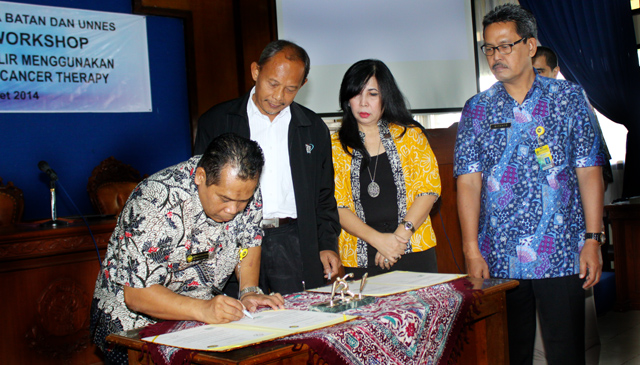 Badan Tenaga Nuklir Nasional Kerja Sama dengan Unnes