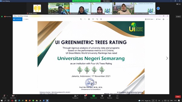 Tim UI GreenMetric Dampingi Tim UI GreenMetric UNNES Lakukan Pembenahan ...