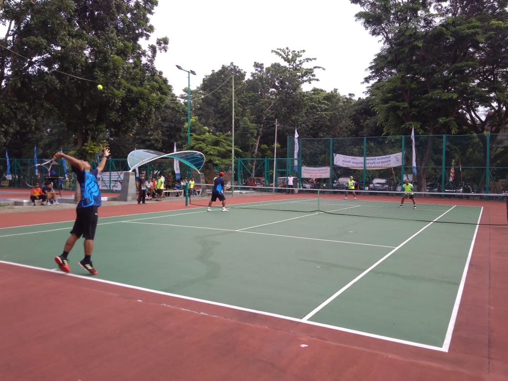 Final Pertandingan Tenis Beregu Kelas Prestasi dan Konservasi