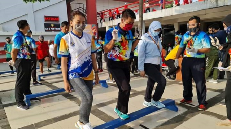 FIK UNNES Berikan Tes Kebugaran Fisik bagi Masyarakat Kota Semarang