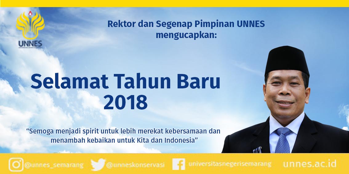 Ucapkan Selamat Tahun Baru, Rektor: Tahun 2018 Tahun Internasionalisasi