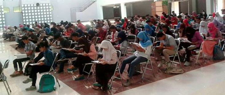 Hari ini berlangsung Test Uji Coba UNNES